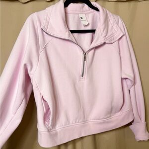 Women's Pink Quarter-Zip Pullover